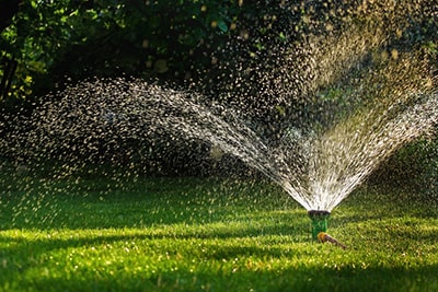 watering your lawn